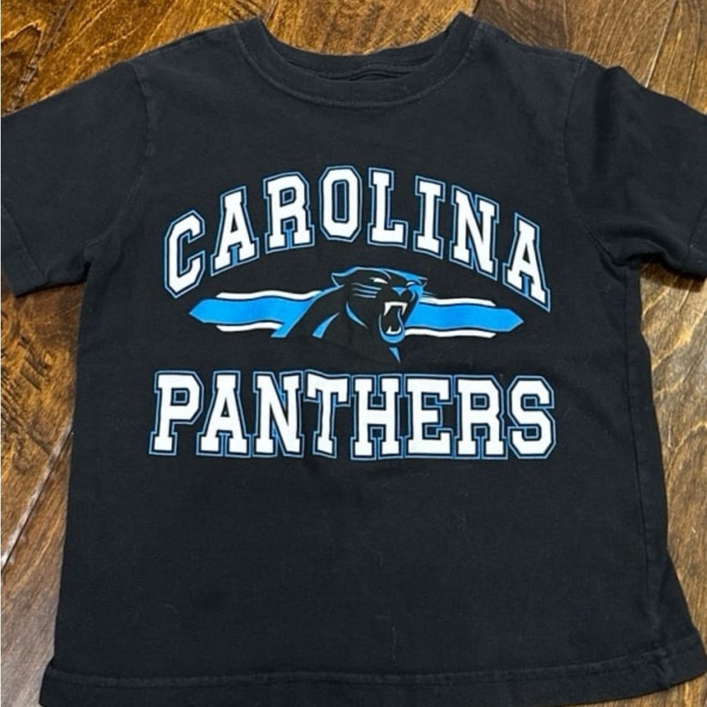 NFL Carolina Panthers Kids Black and Blue T-Shirt